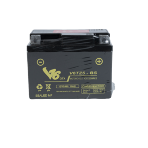 Alternative view of ẮC QUY XE MÁY V6 GTX – mã V6TZ5-BS (12V-5Ah).