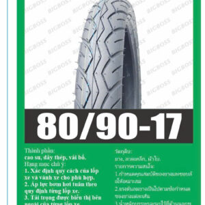 Lốp Xe Máy BIGBOSS 80/90-17-TT-004